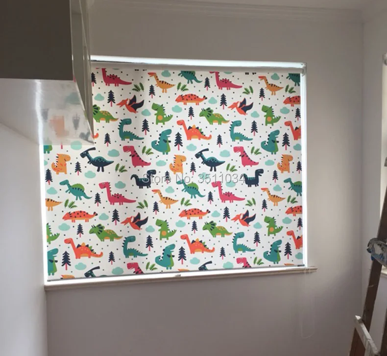 Dinosaur pattern rolling screen roller blind for roller shutters Shutter shade and shading for Children's room/Bedroom/bathroom
Dinosaur pattern rolling screen roller blind for roller shutters Shutter shade and shading for Children's room/Bedroom/bathroom
