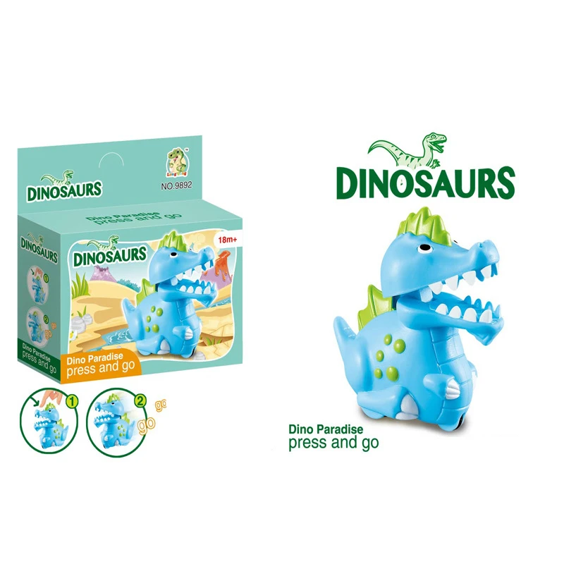 Детские игрушки ходячие динозавры съемные толкающие детские Мультяшные