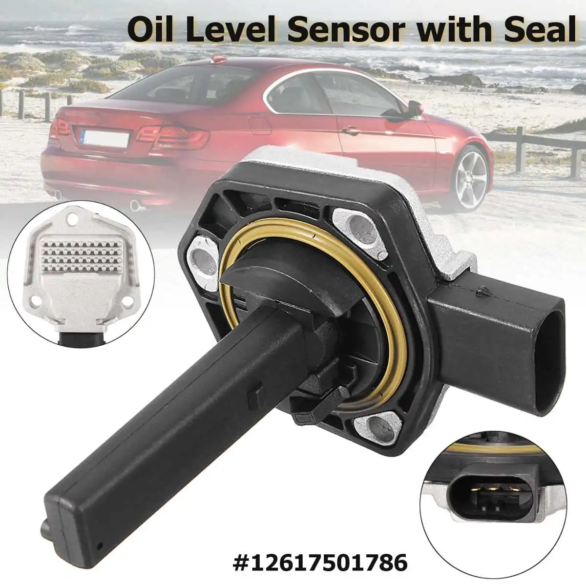 For BMW X1 X3 Z3 Z4 1995 1996 1997 1998 1999 2000 2001 2002 2003 2004 2005 2006-2016 #12617501786 Oil Level Sensor With Seal
For BMW X1 X3 Z3 Z4 1995 1996 1997 1998 1999 2000 2001 2002 2003 2004 2005 2006-2016 #12617501786 Oil Level Sensor With Seal