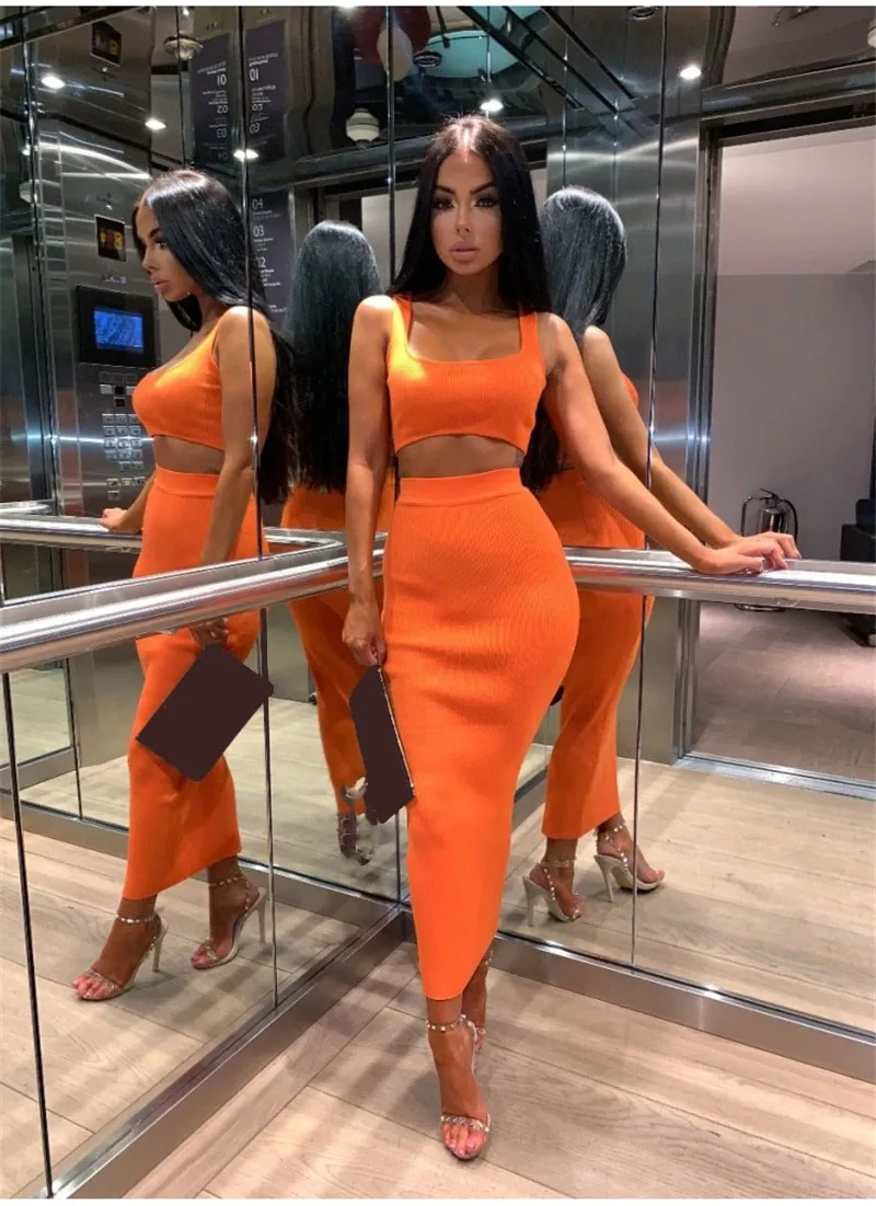 2019 Summer New Women Fluorescence Color Bodycon Dress Fashion Square Collar Silm Dress Sexy Club Sleeveless Sexy Dress
2019 Summer New Women Fluorescence Color Bodycon Dress Fashion Square Collar Silm Dress Sexy Club Sleeveless Sexy Dress