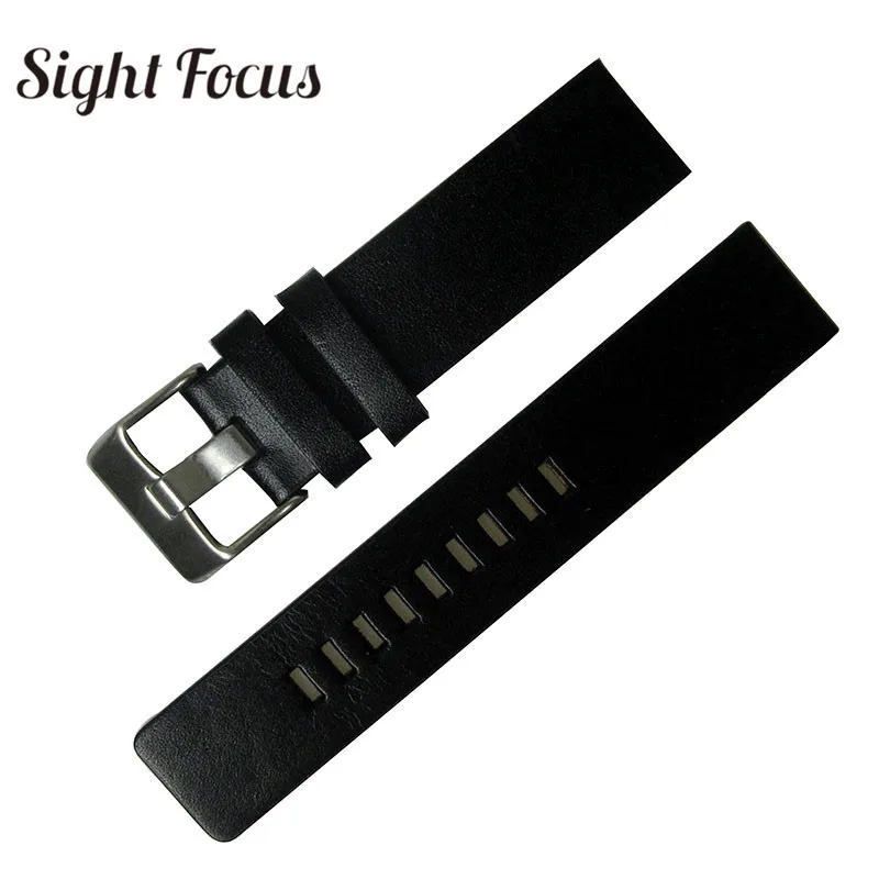 

22mm 24mm 26mm 28mm 30mm Watchbands for Diesel DZ7313 7322 7257 Leather Watch Straps Black Brown Bracelet Wrist Watch Belt Reloj