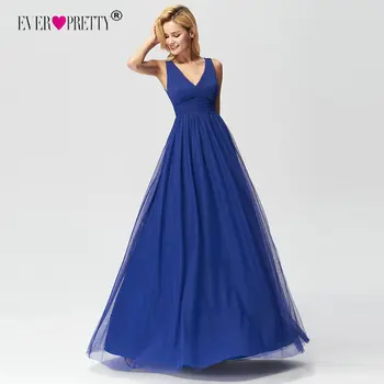 Evening Dresses 2018 Ever Pretty Women's Royal Blue A-line V-neck Tulle Long Party Special Occasion Gowns for Wedding Party
Evening Dresses 2018 Ever Pretty Women's Royal Blue A-line V-neck Tulle Long Party Special Occasion Gowns for Wedding Party