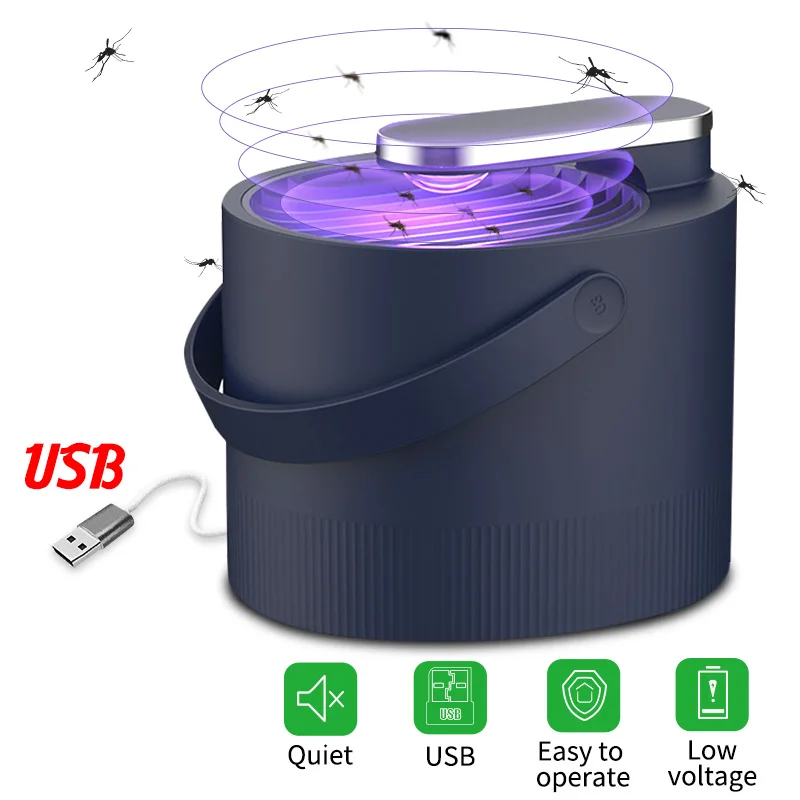 Electric Mosquito Killer Lamp USB Electric Photocatalyst Mosquito Mute Repellent Insect Killer Lamp Trap UV Light Pest Control
Electric Mosquito Killer Lamp USB Electric Photocatalyst Mosquito Mute Repellent Insect Killer Lamp Trap UV Light Pest Control