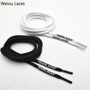(30Pairs/Lot)Weiou Black Round Shoe Laces White Thick Long Polyester Printed " SHOELACES " Sneaker Boots Shoestring & Zip Tie
(30Pairs/Lot)Weiou Black Round Shoe Laces White Thick Long Polyester Printed " SHOELACES " Sneaker Boots Shoestring & Zip Tie