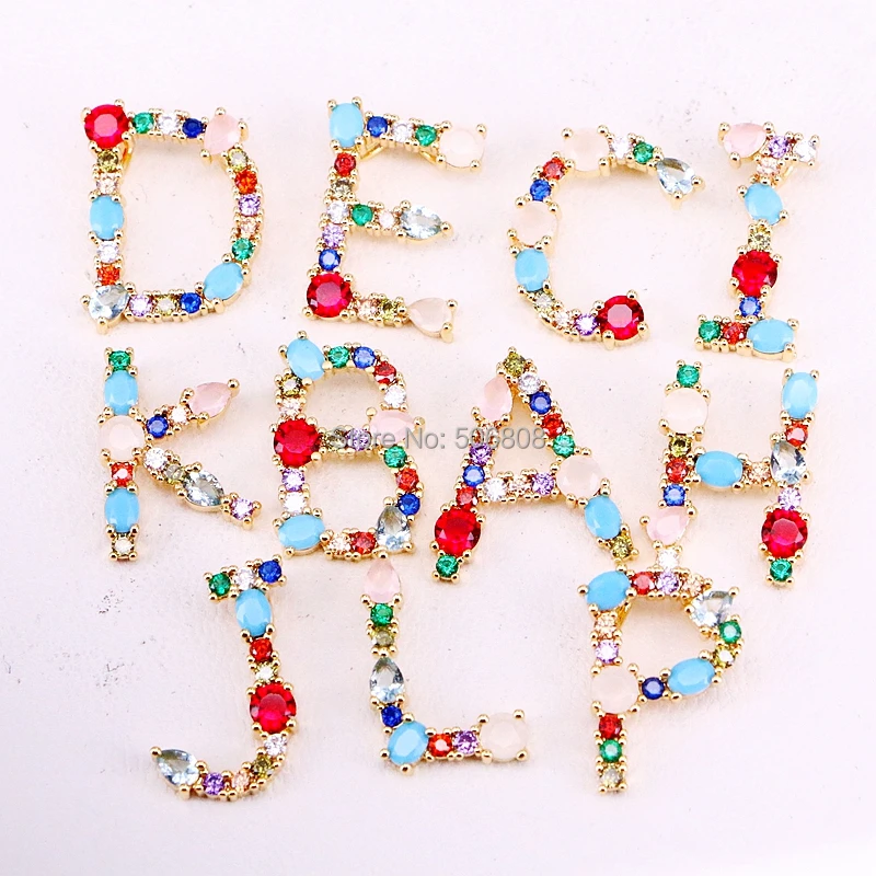 5PCS Gold Color Alphabet Initial Pendant Women Girl Cubic Zirconia English Letter Jewelry Necklace Pendant, Choose Letter
5PCS Gold Color Alphabet Initial Pendant Women Girl Cubic Zirconia English Letter Jewelry Necklace Pendant, Choose Letter
