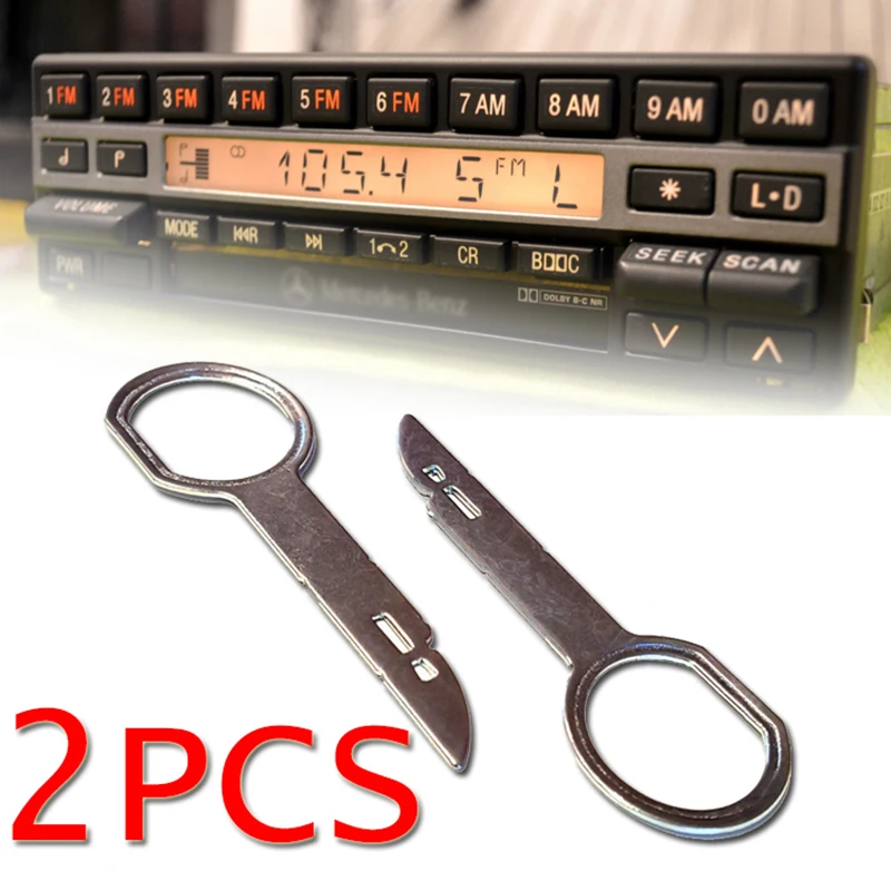 Mayitr 2Pcs Car Stereo Radio Removal Keys CD Changer Disassembly Tool For Mercedes Benz BMW
Mayitr 2Pcs Car Stereo Radio Removal Keys CD Changer Disassembly Tool For Mercedes Benz BMW