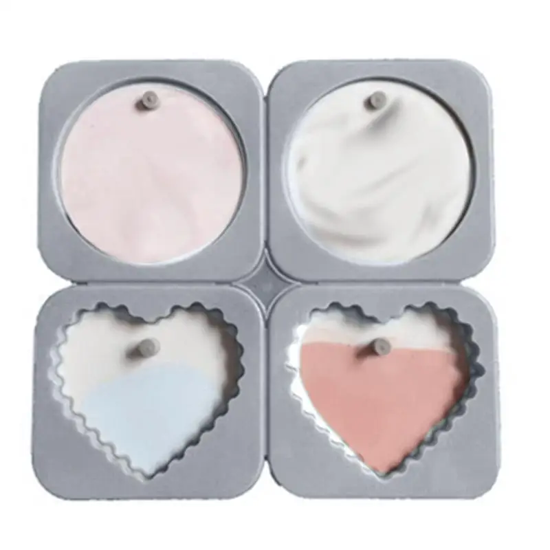 4 Even 2 Sets of Round Love Silicone Scented Mold DIY Cake Baking Silicone Mould Tool for Wax Scented Plaster Handmade Soap Mold
4 Even 2 Sets of Round Love Silicone Scented Mold DIY Cake Baking Silicone Mould Tool for Wax Scented Plaster Handmade Soap Mold