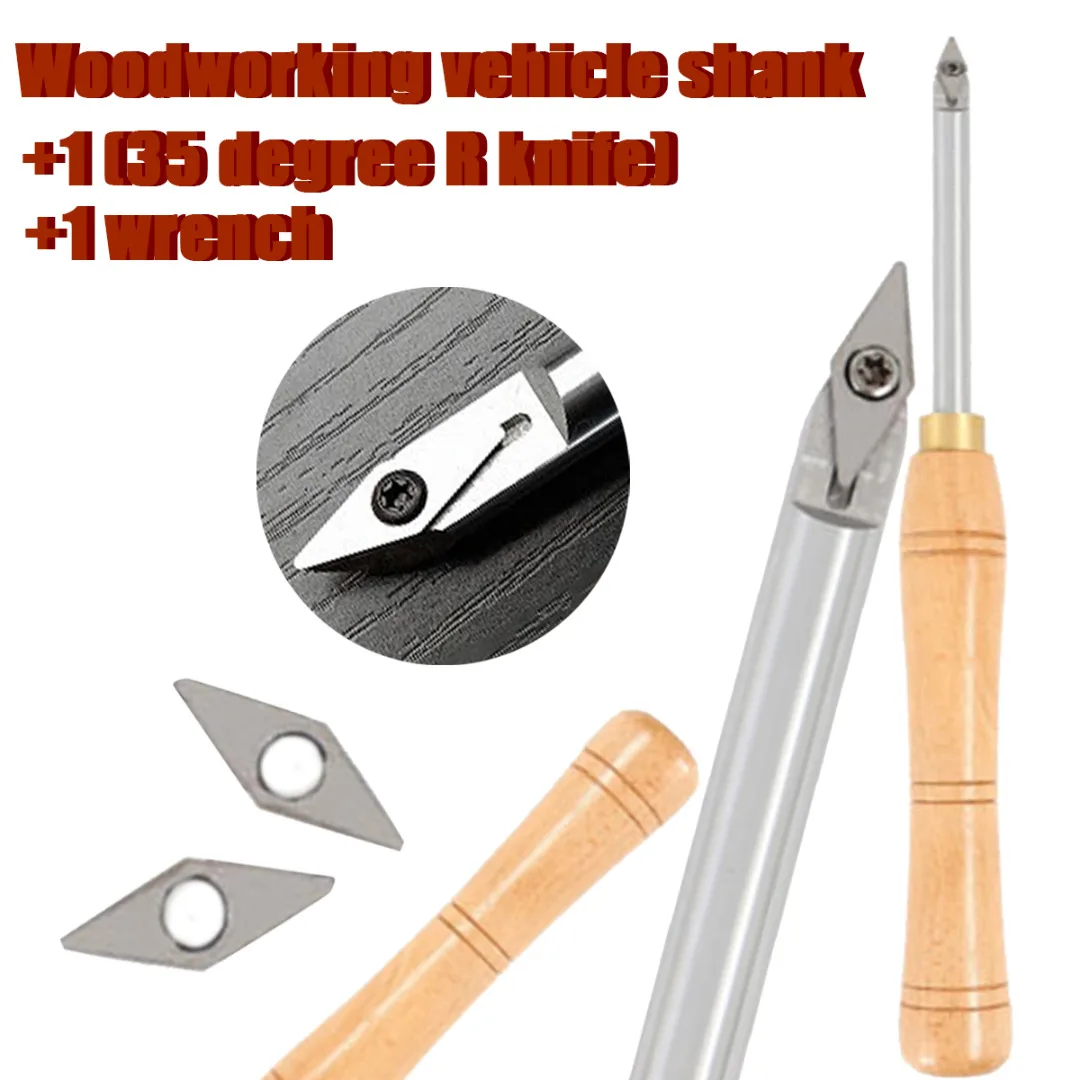 1 Set Hand-held Lathe Turning Tools Tungsten Titanium Alloy Blades Wooden Handle Sculpture Tool for Wood Acrylic Plastic
1 Set Hand-held Lathe Turning Tools Tungsten Titanium Alloy Blades Wooden Handle Sculpture Tool for Wood Acrylic Plastic