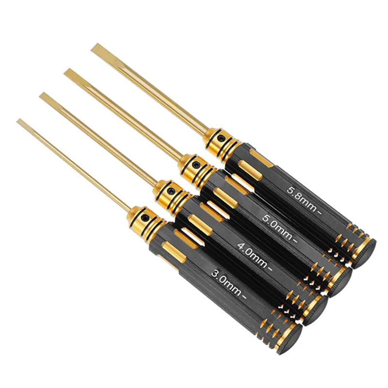 DANIU 4pcs 1.5/2.0/2.5/3.0mm Titanium Alloy Hex Flate Head Screwdriver for Electronic Repair Durable
DANIU 4pcs 1.5/2.0/2.5/3.0mm Titanium Alloy Hex Flate Head Screwdriver for Electronic Repair Durable