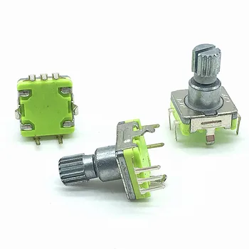 2pcs/lot EC11 Rotary Encoder Code Switch 30 Position With Push Button Switch 5pin 12.5mm Plum Shaft
2pcs/lot EC11 Rotary Encoder Code Switch 30 Position With Push Button Switch 5pin 12.5mm Plum Shaft
