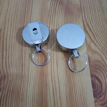 Factory Wholesale High-quality Metal Delicate And Durable Retractable Pull Chain Reel ID Card Badge Holder Reel Recoil Belt Clip
Factory Wholesale High-quality Metal Delicate And Durable Retractable Pull Chain Reel ID Card Badge Holder Reel Recoil Belt Clip