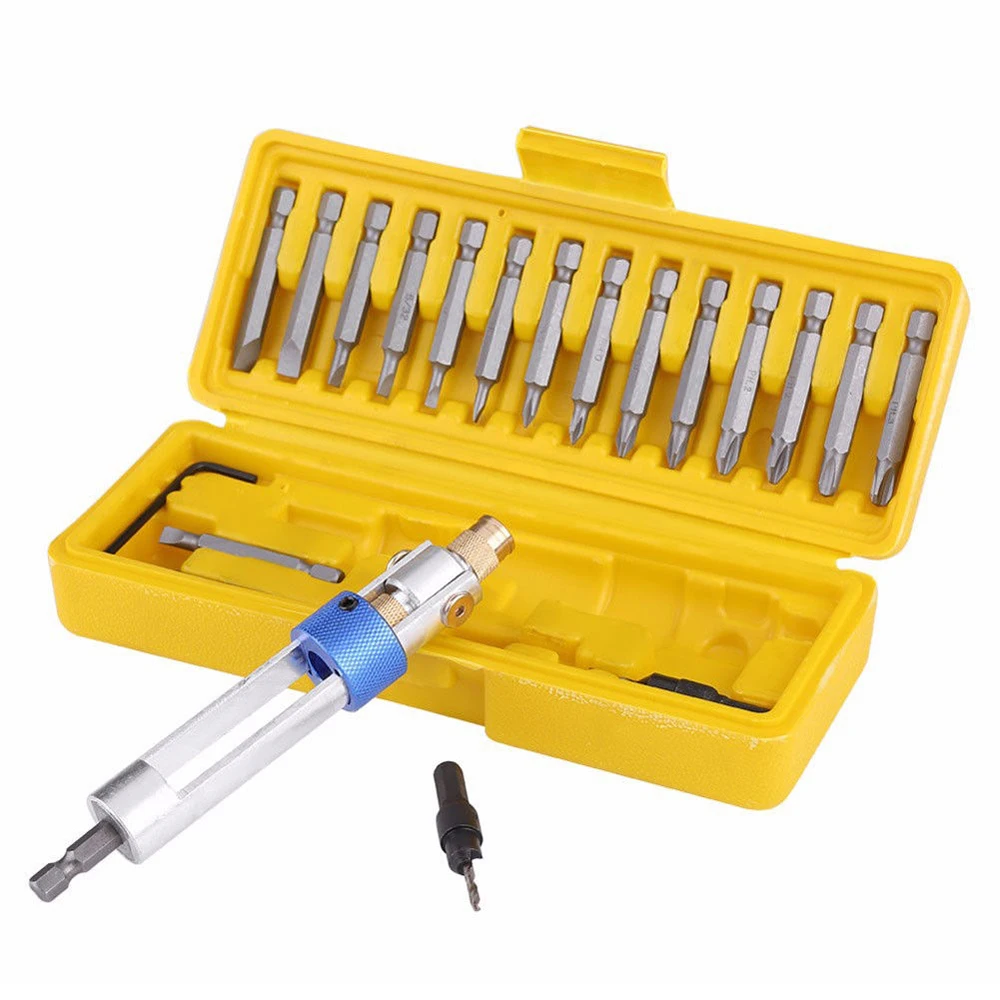 Half Time Drill Driver Multi Screwdriver Sets Swivel Head Quick-Change Tools From Drilling to Driving with Box
Half Time Drill Driver Multi Screwdriver Sets Swivel Head Quick-Change Tools From Drilling to Driving with Box