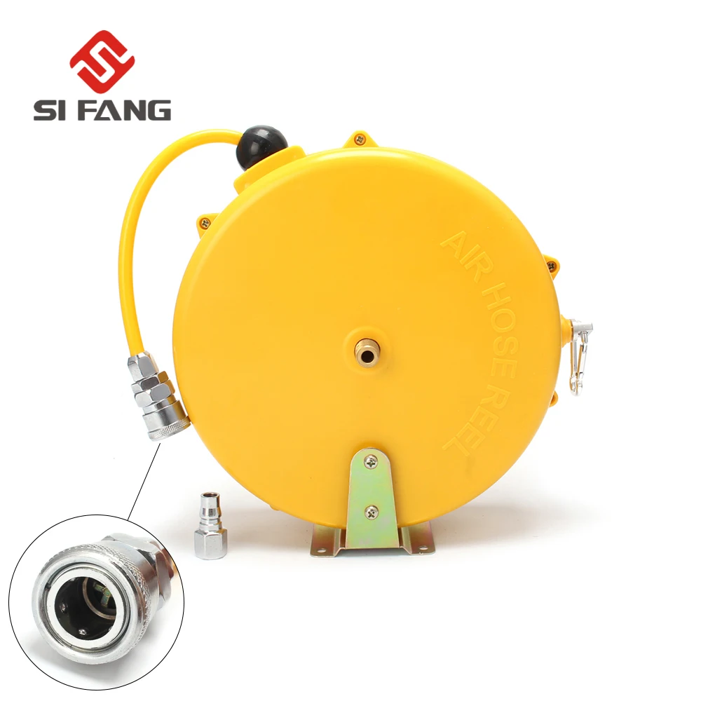 Mini Retractable Reel Car Washer Automatically Air Retractable Hose 5x8mm 8M Automotive Air Hose Reel Tube Round Car Wahing Tool
Mini Retractable Reel Car Washer Automatically Air Retractable Hose 5x8mm 8M Automotive Air Hose Reel Tube Round Car Wahing Tool