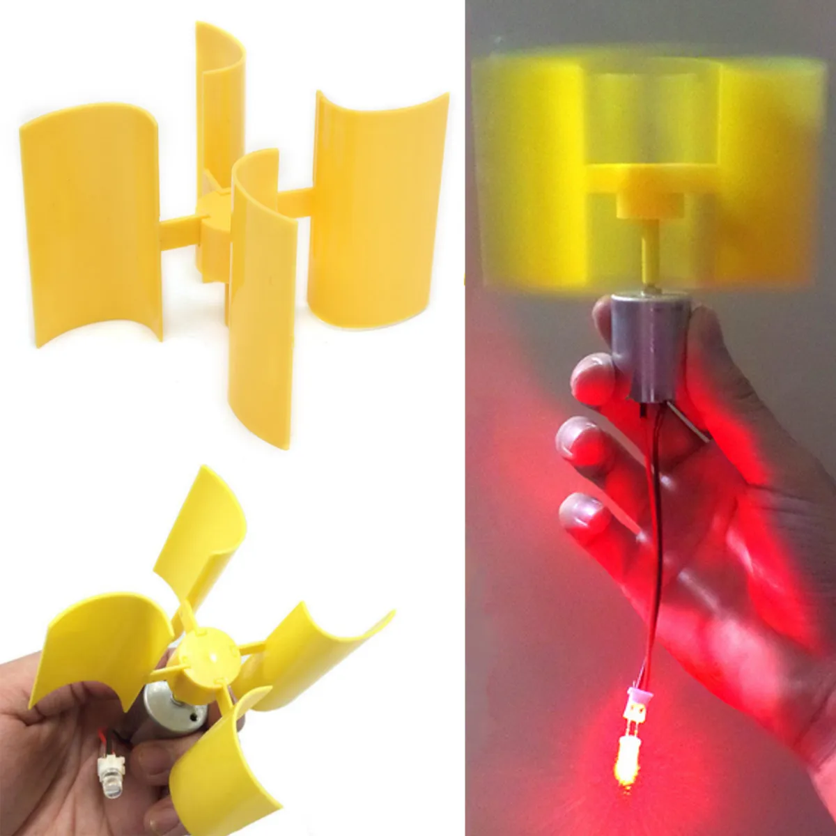 DIY LED Power Mini DC Motor Science Toys Wind Power Generator Set Vertical WindTurbine Blades Model Kit Educational Toys
DIY LED Power Mini DC Motor Science Toys Wind Power Generator Set Vertical WindTurbine Blades Model Kit Educational Toys