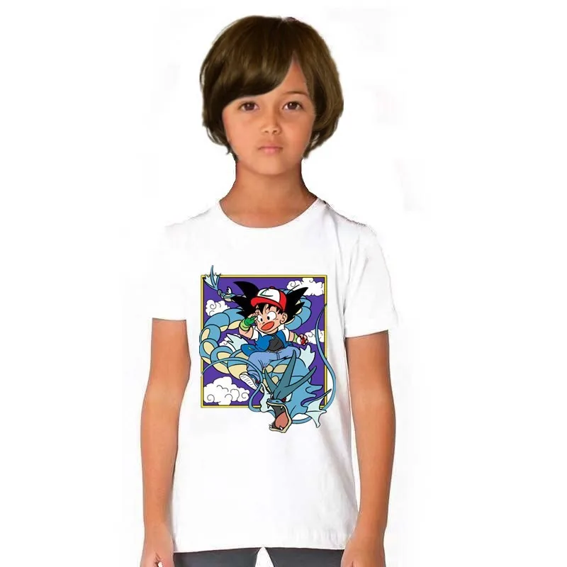 2019 Newest Dragon Ball & Pokemon T-Shirt Summer Goku Children Printed T Shirt Baby Kid Boys Hipster Anime Short Sleeve Tee Tops
2019 Newest Dragon Ball & Pokemon T-Shirt Summer Goku Children Printed T Shirt Baby Kid Boys Hipster Anime Short Sleeve Tee Tops