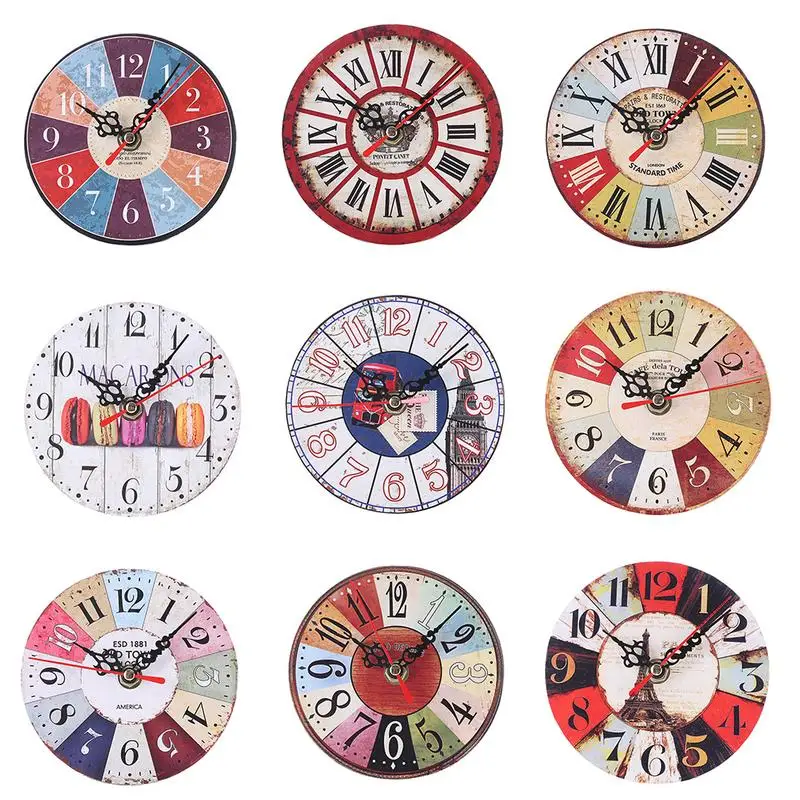 Retro Vintage Wooden Round Wall Clock Large Watch Durable Mute Movement Modern Design Wall Stickers Home Decor Wall Clock
Retro Vintage Wooden Round Wall Clock Large Watch Durable Mute Movement Modern Design Wall Stickers Home Decor Wall Clock
