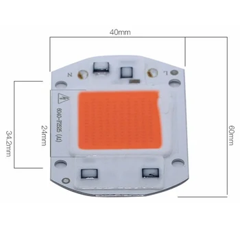 20W 30W 50W 1pc COB LED Grow Chip Lamp Full Spectrum LED Diode LED Grow Light Fit Olampy For Seedling Indoor DIY
20W 30W 50W 1pc COB LED Grow Chip Lamp Full Spectrum LED Diode LED Grow Light Fit Olampy For Seedling Indoor DIY