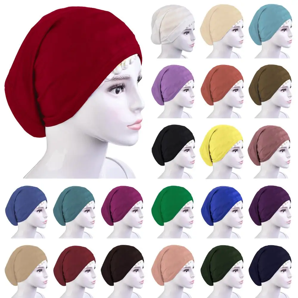 Women Muslim Chemo Cap Hair Loss Islamic Beanie Skullies Hat Scarf Turban Head Wrap Cap Cover Headscarf Soft Solid Color Ramadan
Women Muslim Chemo Cap Hair Loss Islamic Beanie Skullies Hat Scarf Turban Head Wrap Cap Cover Headscarf Soft Solid Color Ramadan