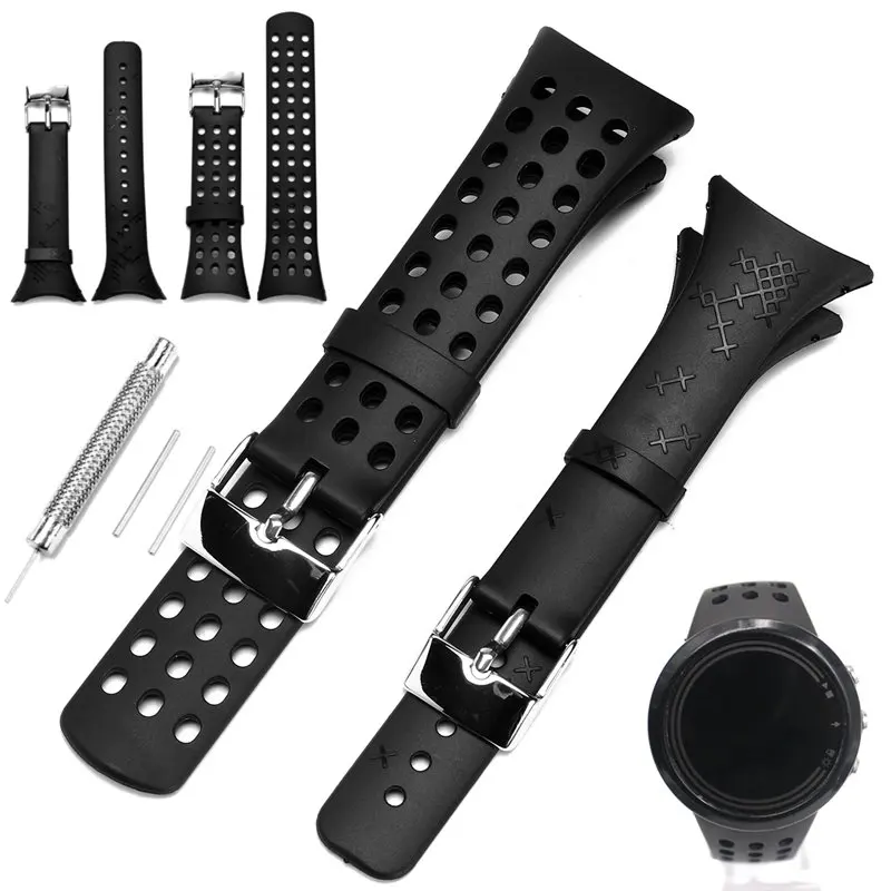 silicone Rubber watch strap replace watch band wristband watch belt watch accessories For SUUNTO M1 M2 M4 M5 M Series Black
silicone Rubber watch strap replace watch band wristband watch belt watch accessories For SUUNTO M1 M2 M4 M5 M Series Black
