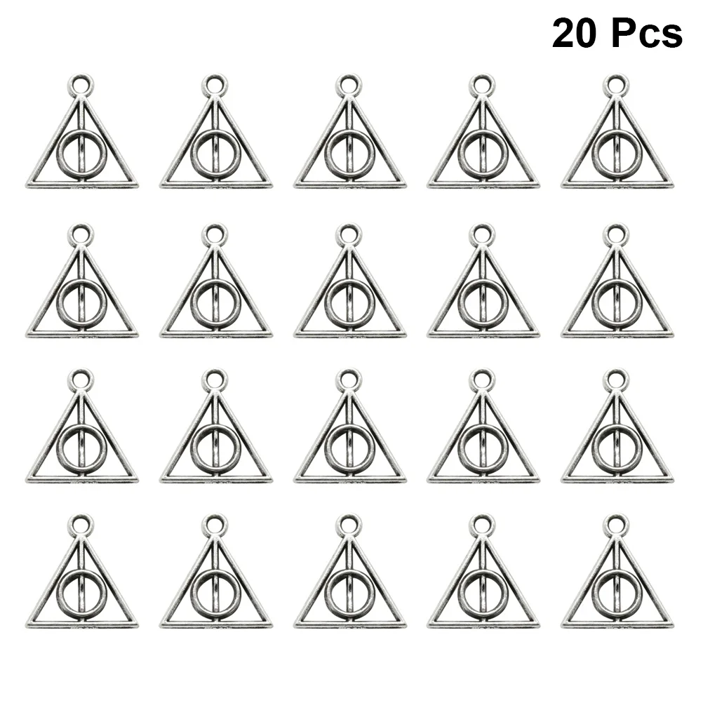 20 pcs Alloy Pendants Antique Silver DIY Delicate Triangle Pendant Charms Jewelry Making Accessory for Bracelet Necklace Craft
20 pcs Alloy Pendants Antique Silver DIY Delicate Triangle Pendant Charms Jewelry Making Accessory for Bracelet Necklace Craft