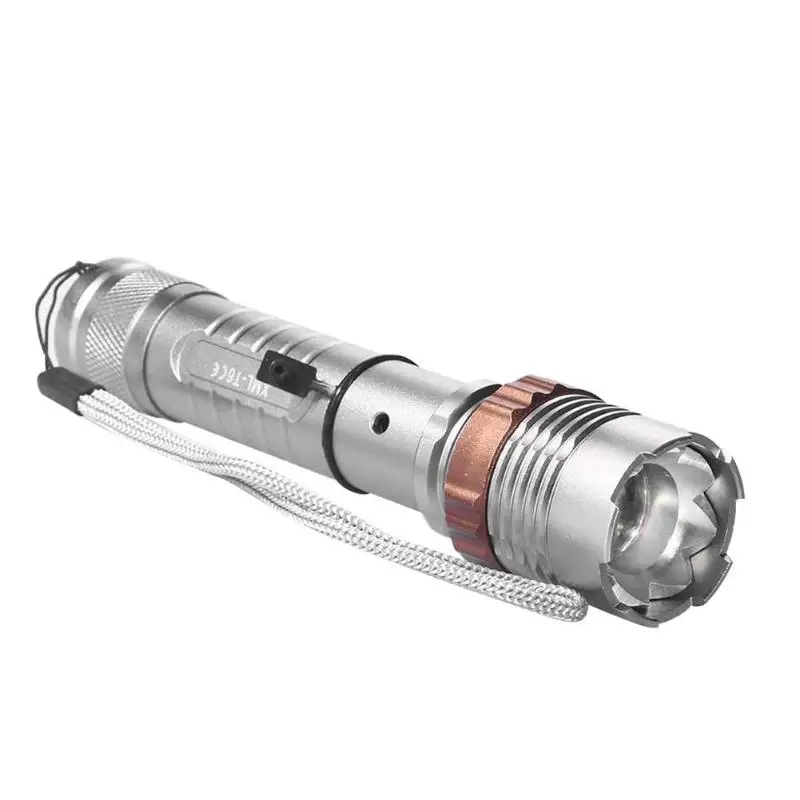 T6 LED Flashlight Rotating Zoomable Lotus Head Tactical Self-defense Safety Lamp 5 Mode 500LM Outdoor Camping Fishing Flashlight
T6 LED Flashlight Rotating Zoomable Lotus Head Tactical Self-defense Safety Lamp 5 Mode 500LM Outdoor Camping Fishing Flashlight