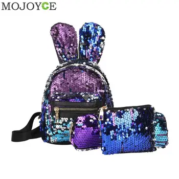 3pcs New Sequins Backpack New Teenage Girls Fashion Bling Rucksack Students School Bag with Pencil Case Clutch Mochilas 
3pcs New Sequins Backpack New Teenage Girls Fashion Bling Rucksack Students School Bag with Pencil Case Clutch Mochilas