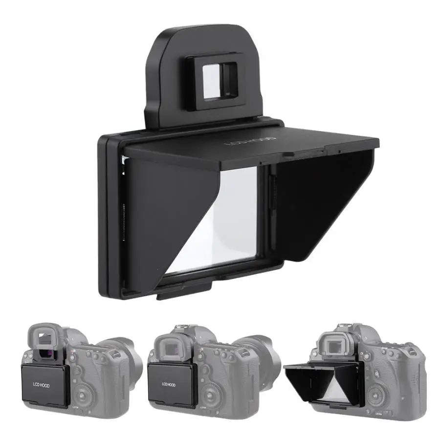 Camera LCD Monitor Screen Folding Hood Sunshade Protective Cover for Canon 6D Camera Accessories
Camera LCD Monitor Screen Folding Hood Sunshade Protective Cover for Canon 6D Camera Accessories