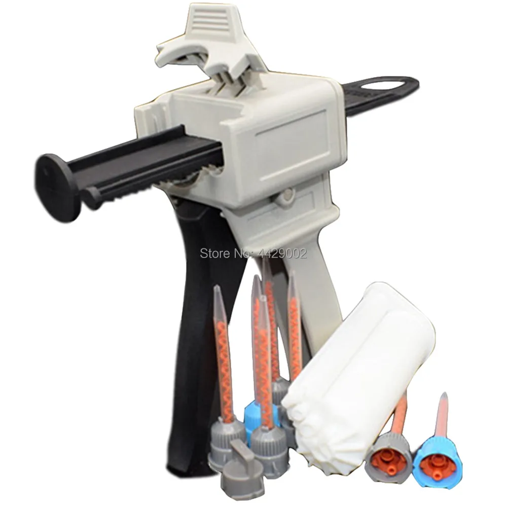 10:1 50ml Dispensing Gun Applicator Glue Gun + 50ml Epoxy Resin Mix Cartridge + 7pcs 10:1 Static Mixer Tip Nozzle Mixing Nozzles
10:1 50ml Dispensing Gun Applicator Glue Gun + 50ml Epoxy Resin Mix Cartridge + 7pcs 10:1 Static Mixer Tip Nozzle Mixing Nozzles