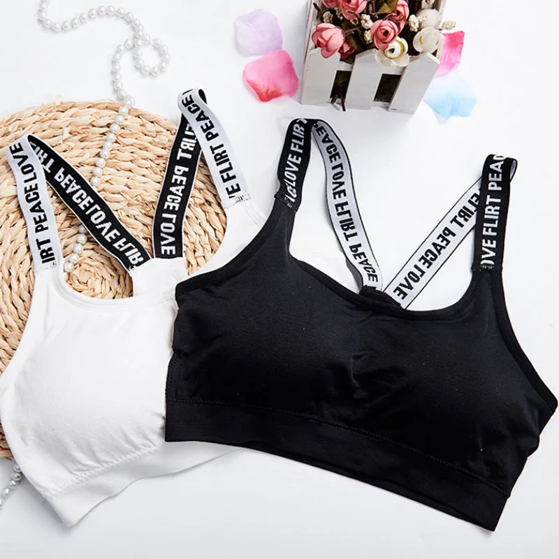 Sport High Quality White 1PC New Wireless Underwear Black Vest Hot Sale Letters Girls Sexy Bras Women Clothing Accessories
Sport High Quality White 1PC New Wireless Underwear Black Vest Hot Sale Letters Girls Sexy Bras Women Clothing Accessories
