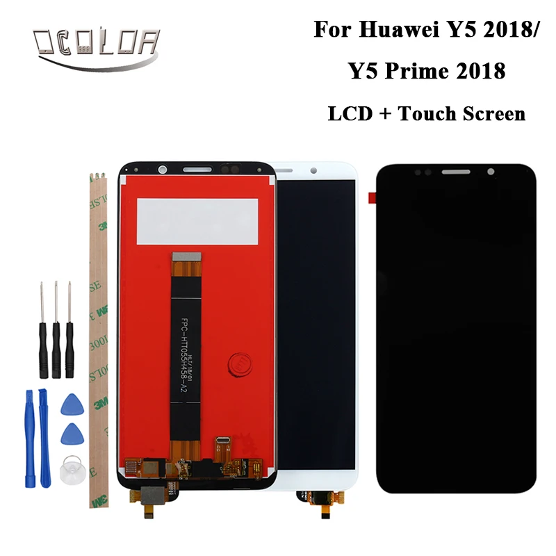 ocolor For Huawei Y5 2018 LCD Display and Touch Screen +Tools And Adhesive For Huawei Y5 Prime 2018 LCD Mobile Phone Accessories
ocolor For Huawei Y5 2018 LCD Display and Touch Screen +Tools And Adhesive For Huawei Y5 Prime 2018 LCD Mobile Phone Accessories