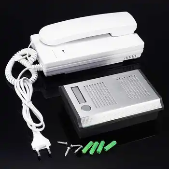 Audio Intercom Phone Doorbell Entry System Kit for Flats Apartments Houses Talkable Access Control Lock Security Accessories 
Audio Intercom Phone Doorbell Entry System Kit for Flats Apartments Houses Talkable Access Control Lock Security Accessories