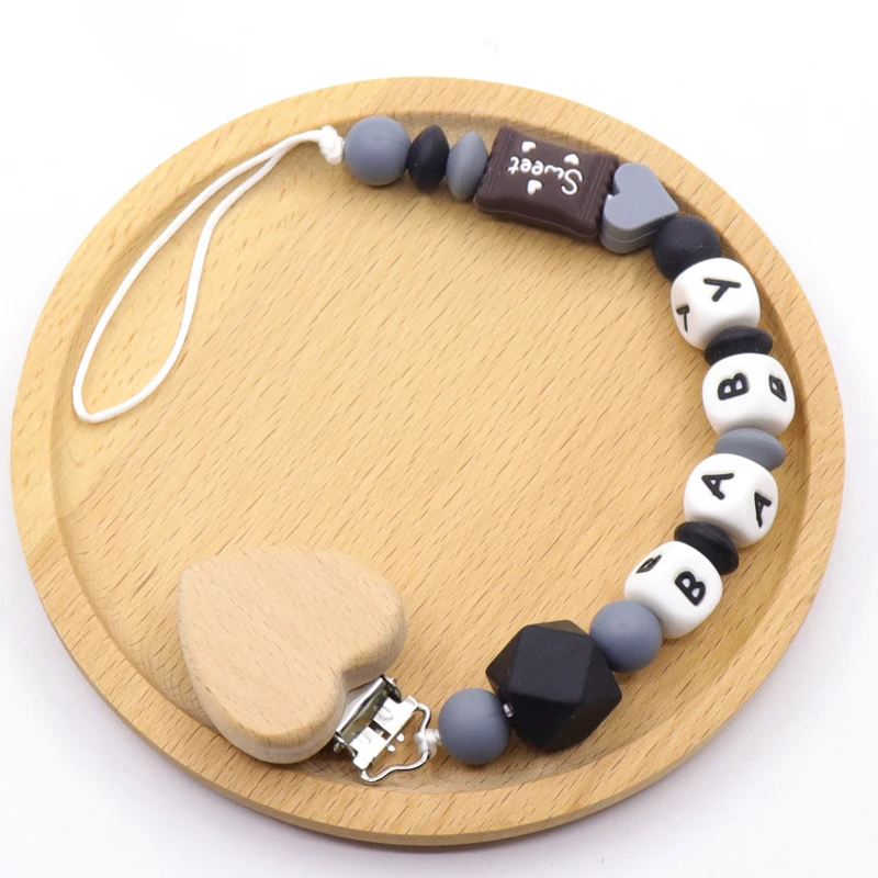 New Personalized Name Hand Pacifier Holder Chain Silicone Pacifier Chain Candy Baby Pacifier Chain
New Personalized Name Hand Pacifier Holder Chain Silicone Pacifier Chain Candy Baby Pacifier Chain