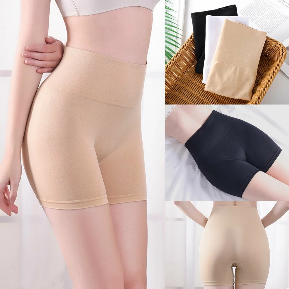 Women Safety Short Pants Stretch Panties Anti-revealing Short Pant Underwear Solid Color High Waist Plain Free Size
Women Safety Short Pants Stretch Panties Anti-revealing Short Pant Underwear Solid Color High Waist Plain Free Size