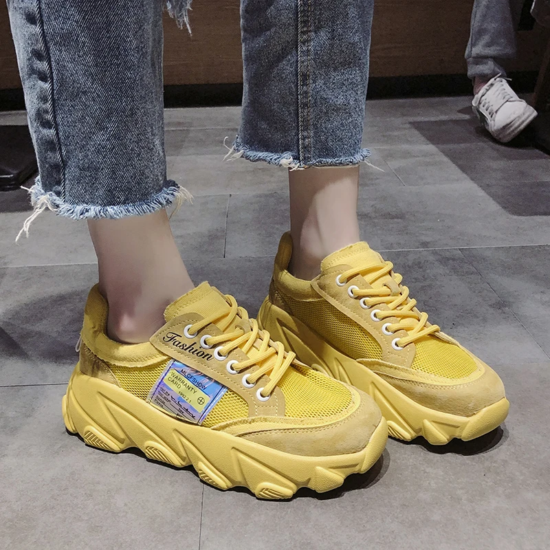 Women's Chunky Sneakers 2019 Fashion Women Platform Shoes Lace Up Vulcanize Shoes Womens Female Trainers Dad Shoes
Women's Chunky Sneakers 2019 Fashion Women Platform Shoes Lace Up Vulcanize Shoes Womens Female Trainers Dad Shoes