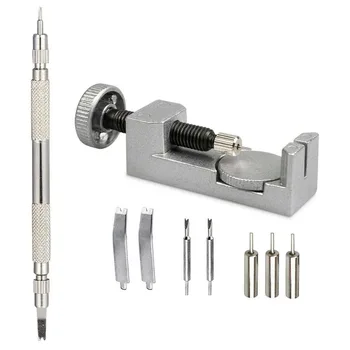 Watch Band Link Remover +Spring Bar Tool With 4 Extra Tips Metal Adjustable Watch Band Strap Bracelet Link Pin Remover Repair
Watch Band Link Remover +Spring Bar Tool With 4 Extra Tips Metal Adjustable Watch Band Strap Bracelet Link Pin Remover Repair
