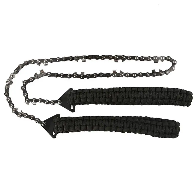 Portable Manual Chainsaw Hand-held Bidirectional Teeth Chain Saw for Mountain Climbing Gardening Wild Survival Camping Logging
Portable Manual Chainsaw Hand-held Bidirectional Teeth Chain Saw for Mountain Climbing Gardening Wild Survival Camping Logging