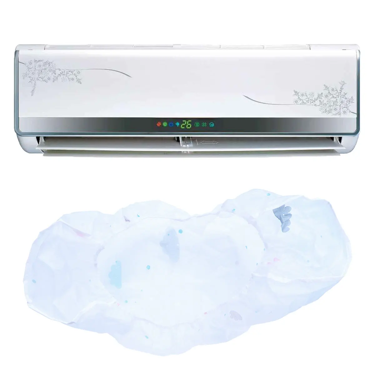 1pcs Air Conditioner Dust Cover Cloud Pattern Home Decoration Protective Simple Case Dustproof Cover 
1pcs Air Conditioner Dust Cover Cloud Pattern Home Decoration Protective Simple Case Dustproof Cover