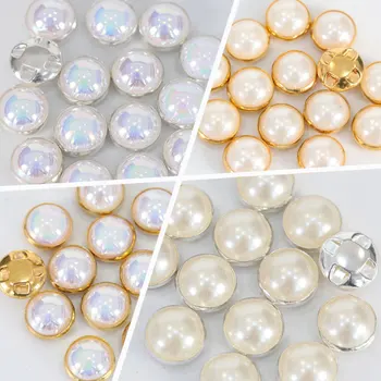 100pcs Half Round Pearls Crystal AB Sew On Rhinestones With Claw White Sew-on Craft Imitation Plastic Beads Wedding Dress B0678
100pcs Half Round Pearls Crystal AB Sew On Rhinestones With Claw White Sew-on Craft Imitation Plastic Beads Wedding Dress B0678