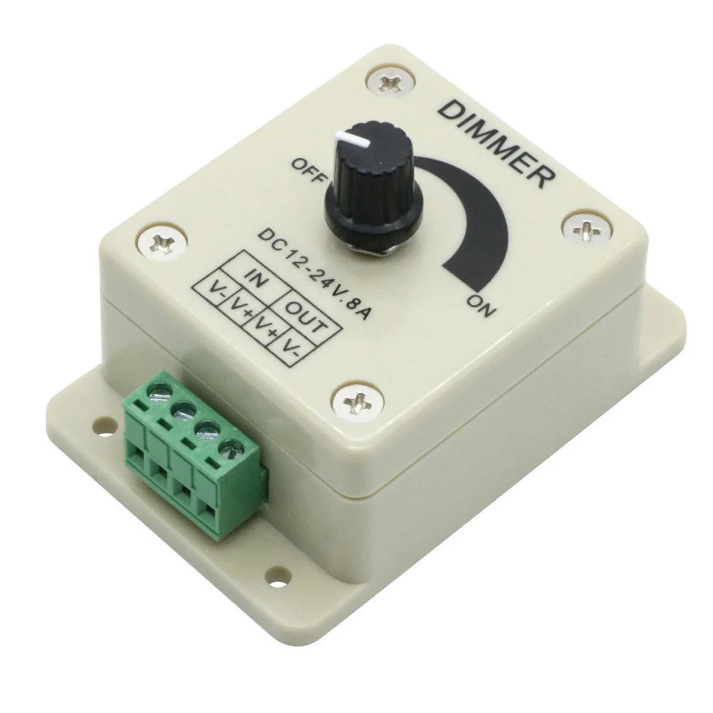 12V -24V 8A Switch Dimmer- Brightness Controller Power Save For LED Strip Light
12V -24V 8A Switch Dimmer- Brightness Controller Power Save For LED Strip Light
