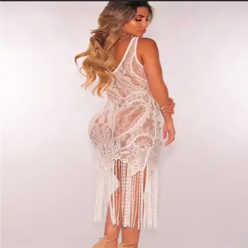 ladies black and white dress