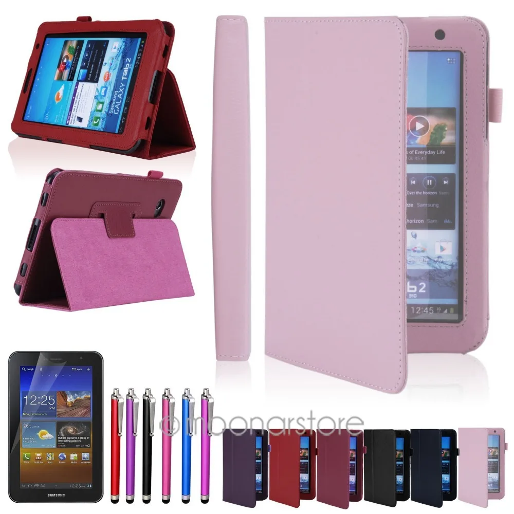 PU Leather Case Simple Style Muiti-Color Folding Case Cover For Samsung Galaxy Tab 2 7" Tablet P3100 With Stylus Pen
PU Leather Case Simple Style Muiti-Color Folding Case Cover For Samsung Galaxy Tab 2 7" Tablet P3100 With Stylus Pen