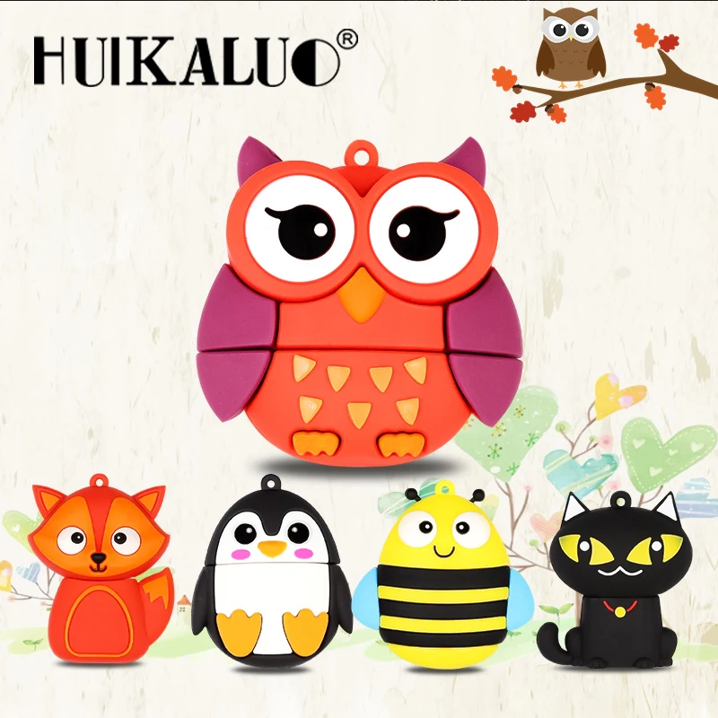 Animal cartoon Silicone USB flash drive 64GB Pendrive 32GB Waterproof memory stick pen drive USB 2.0 flash disk Flash Drive
Animal cartoon Silicone USB flash drive 64GB Pendrive 32GB Waterproof memory stick pen drive USB 2.0 flash disk Flash Drive