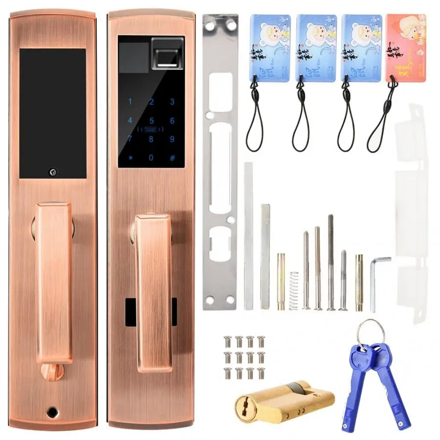 fingerprint door lock Smart Bronze Electronic Door Lock Fingerprint Touch Password Keyless FLHS-B01 smart lock
fingerprint door lock Smart Bronze Electronic Door Lock Fingerprint Touch Password Keyless FLHS-B01 smart lock