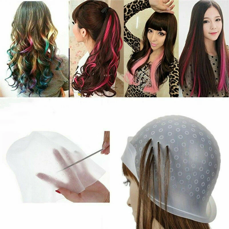 Professional Reusable Salon Hair Coloring Highlighting Rubber Dye Cap For Hair Styling Tools With Hook
Professional Reusable Salon Hair Coloring Highlighting Rubber Dye Cap For Hair Styling Tools With Hook