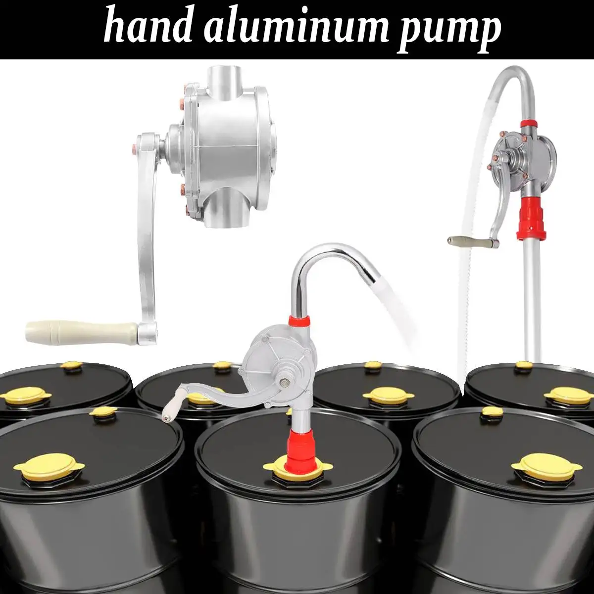 30L/M Aluminum Handheld for Diesel Pump Fuel Oil Petrol Transfer Auto Car Gas Water Rotary Suction Pumps Crank Barrel Pumping
30L/M Aluminum Handheld for Diesel Pump Fuel Oil Petrol Transfer Auto Car Gas Water Rotary Suction Pumps Crank Barrel Pumping