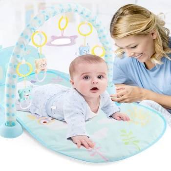 Kids Baby play Gym mat Infant Educational Puzzle Rack Soft Lighting Rattles Musical Toys Rugs With Piano Keyboard for Fitness 
Kids Baby play Gym mat Infant Educational Puzzle Rack Soft Lighting Rattles Musical Toys Rugs With Piano Keyboard for Fitness