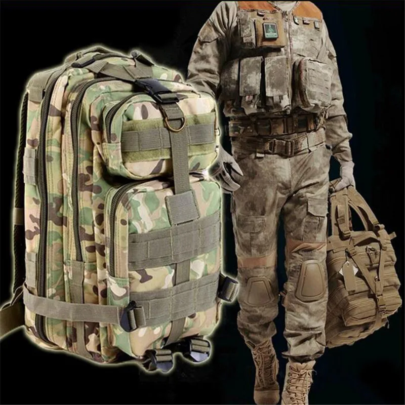 Fashion 3p Backpack Multifunctional Nylon Camouflage Military Enthusiasts Large Capacity Packages ;Bolsa De Camuflaje ;Rucksack
Fashion 3p Backpack Multifunctional Nylon Camouflage Military Enthusiasts Large Capacity Packages ;Bolsa De Camuflaje ;Rucksack