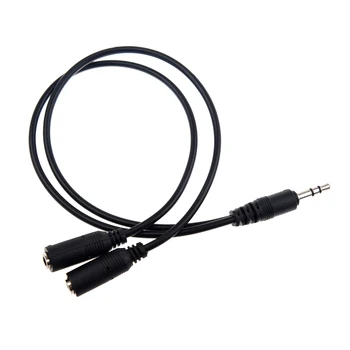 Audio Jack Y Cable 3,5mm Jack Plug Stereo at 2 x 3.5 mm Stereo Jack Socket Coupling Adapter about 20 cm
Audio Jack Y Cable 3,5mm Jack Plug Stereo at 2 x 3.5 mm Stereo Jack Socket Coupling Adapter about 20 cm