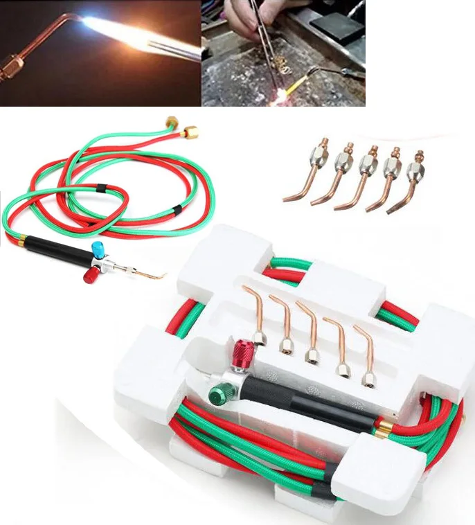 Free Shipping Jewelry Micro Mini Gas Little Torch Welding Soldering Gun kit with 5 tips for Oxygen Cylinders, Hoses
Free Shipping Jewelry Micro Mini Gas Little Torch Welding Soldering Gun kit with 5 tips for Oxygen Cylinders, Hoses