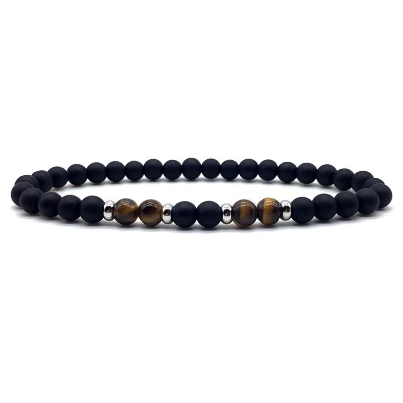 New Trendy Bracelet Men Classic 6mm matte /Tiger Eye Natural Stone beads handmade Charm Bracelets For Men Fashion Jewelry Gift
New Trendy Bracelet Men Classic 6mm matte /Tiger Eye Natural Stone beads handmade Charm Bracelets For Men Fashion Jewelry Gift